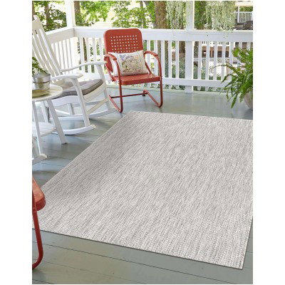 Tapete Solido Exterior en Gris