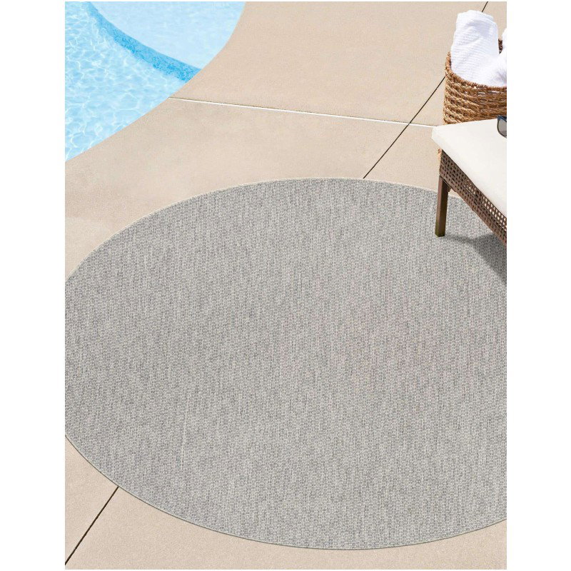 Tapete Solido Exterior en Gris