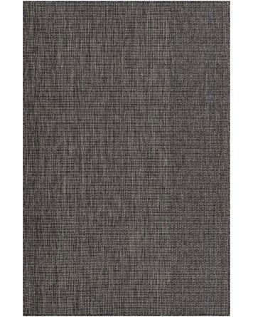 Tapete Solido Exterior en Negro