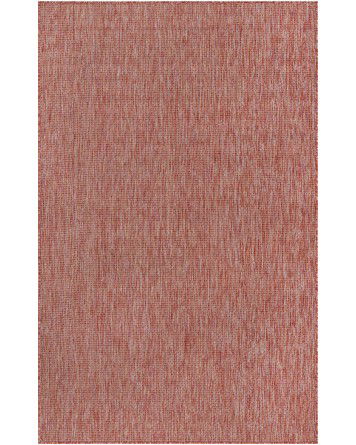 Tapete Solido Exterior en Rojo