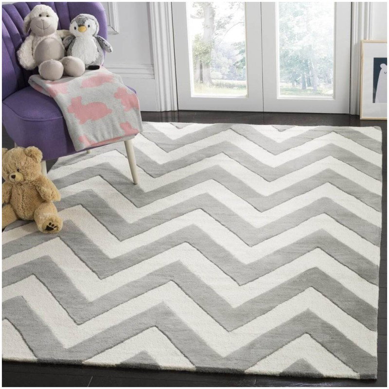 Tapete Kiddo Chevron en Gris