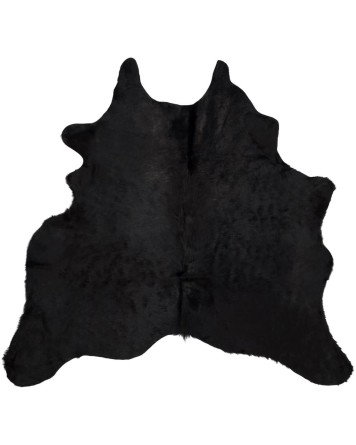 Tapete Gaucho Piel de Vaca en Negro