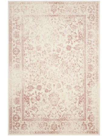 Tapete Adira Arboleda Desgastada en Marfil y Rosa