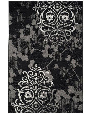 Tapete Adira Damasco Floral en Negro