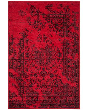 Tapete Adira Desgastado Vintage en Rojo