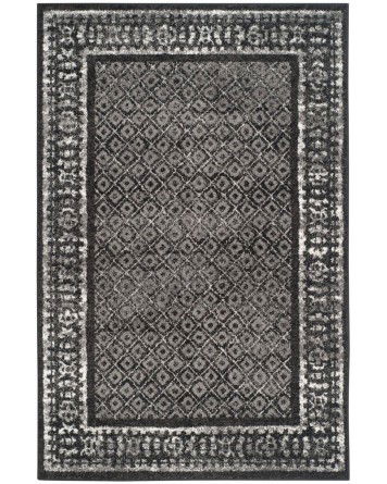 Tapete Adira Enmarcado Tribal en Negro