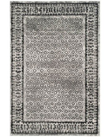 Tapete Adira Enmarcado Tribal en Plata