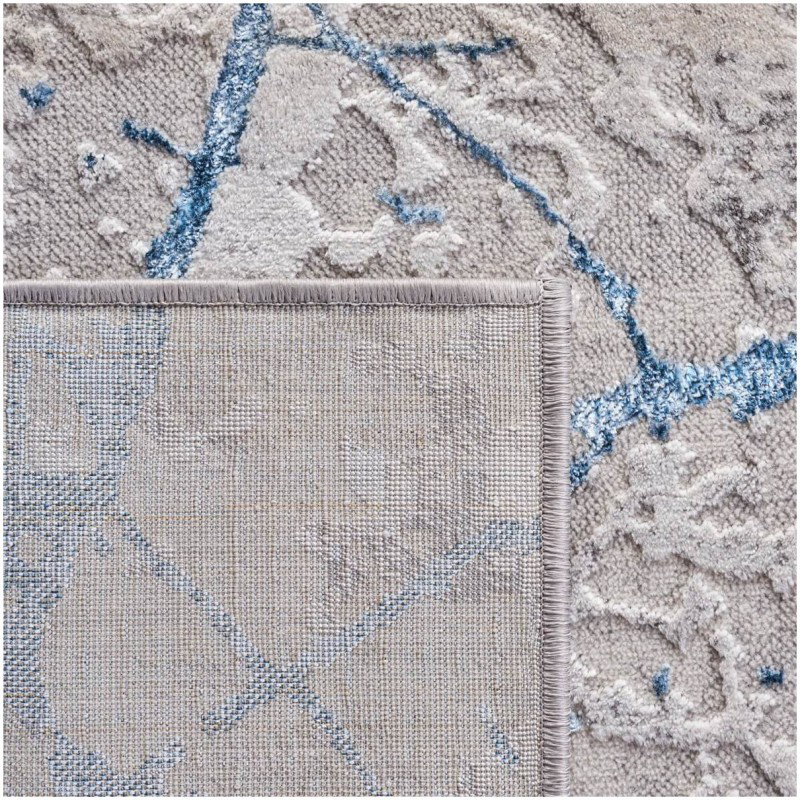 Tapete Emilia Abstracto Roca Azul