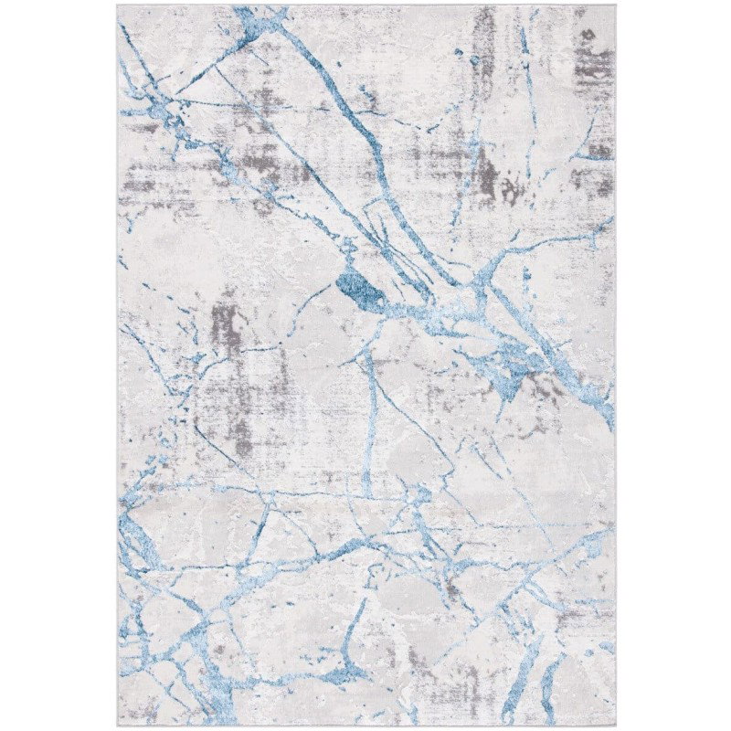 Tapete Emilia Abstracto Roca Azul