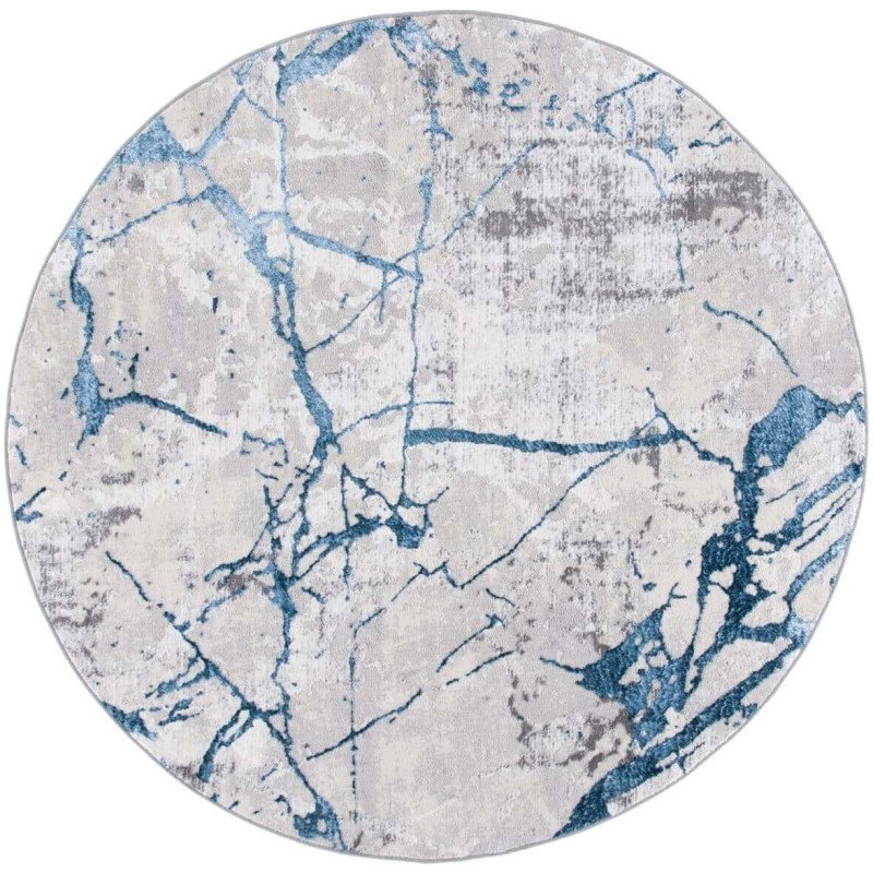 Tapete Emilia Abstracto Roca Azul