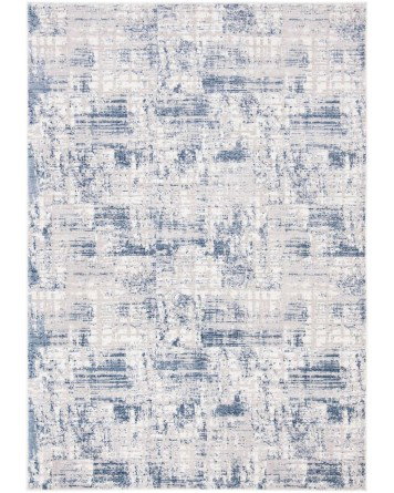 Tapete Emilia Lluvia Abstracta Azul con Gris