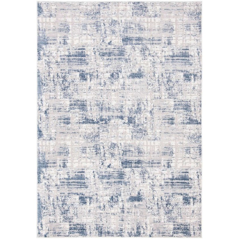 Tapete Emilia Lluvia Abstracta Azul con Gris