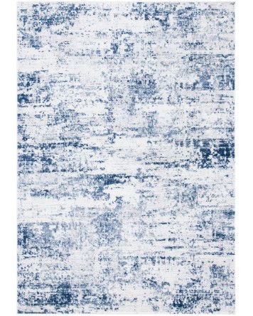 Tapete Emilia Neblina con Azul Marino