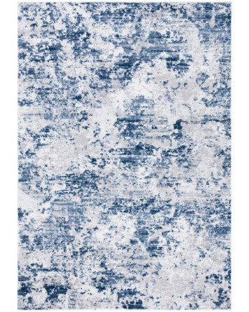 Tapete Emilia Nubes Grises con Azul Marino