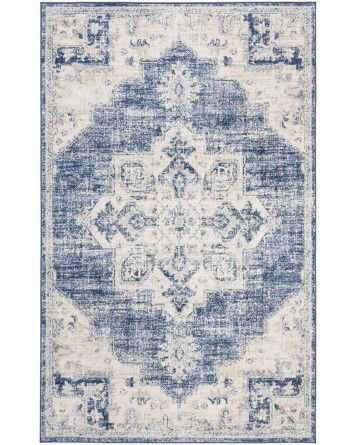 Tapete Westside Gran Medallón Azul