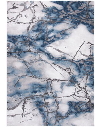 Tapete Destreza Grietas Sombras con Azul