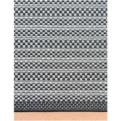 Tapete Exterior Borde Delgado en Gris