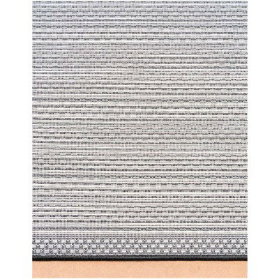 Tapete Exterior Borde Delgado en Gris