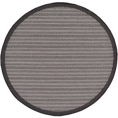 Tapete Exterior Borde Delgado en Gris