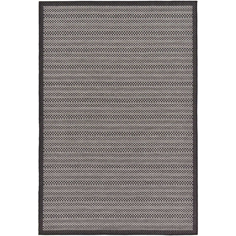 Tapete Exterior Borde Delgado en Gris