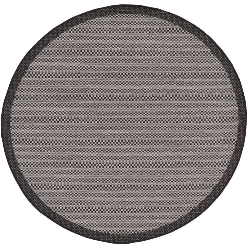 Tapete Exterior Borde Delgado en Gris