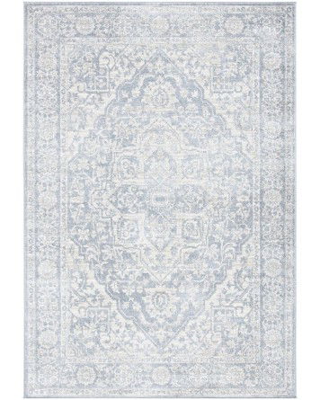 Tapete Westside Medallón de Rombo Gris