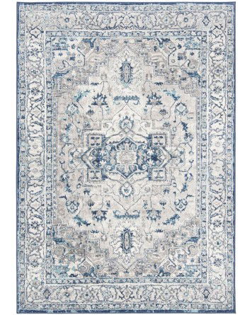 Tapete Westside de Arboleda en Azul y Gris