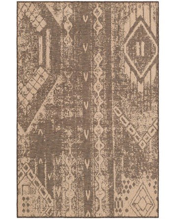 Tapete Dunas Tribal Desvanecido en Natural