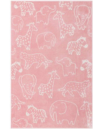 Tapete Fantasia Animalitos en Rosa