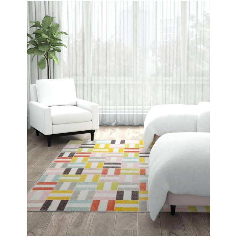 Tapete Fantasia Barritas Multicolores