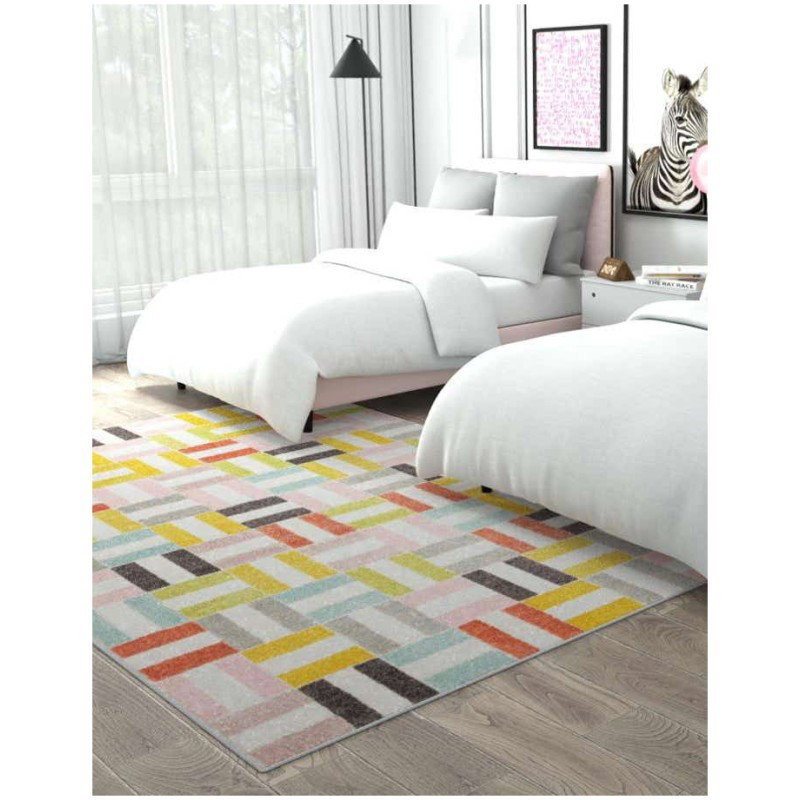 Tapete Fantasia Barritas Multicolores