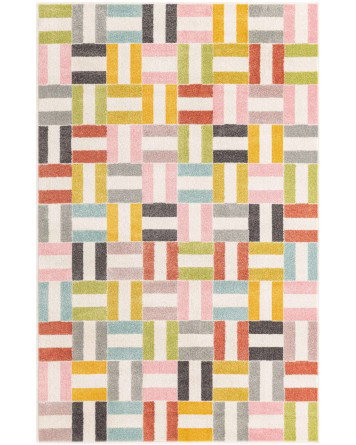 Tapete Fantasia Barritas Multicolores