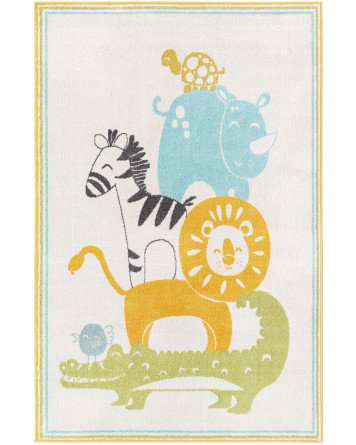 Tapete Fantasia de Piramide de Animalitos