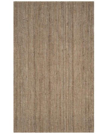 Tapete Nudo Grueso de Yute con Toque Gris