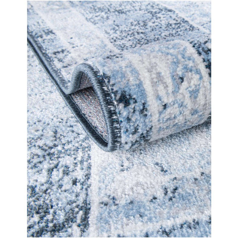 Tapete Lavable Camila Diamante Azul