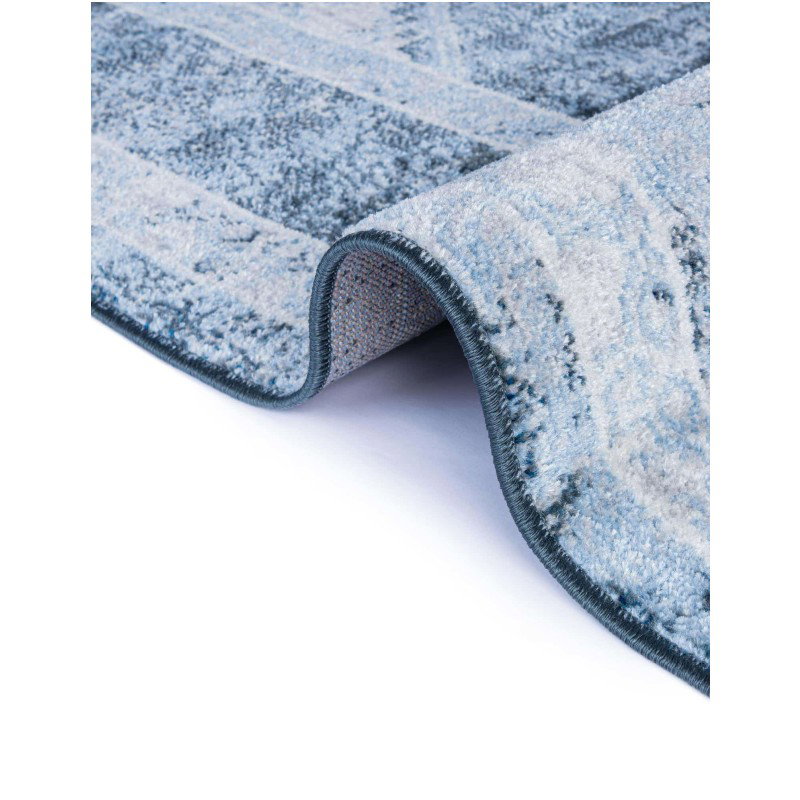 Tapete Lavable Camila Diamante Azul