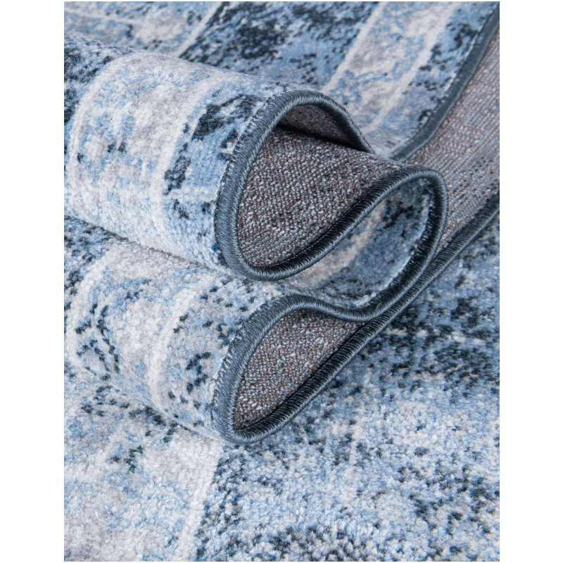 Tapete Lavable Camila Diamante Azul