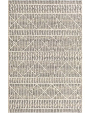 Tapete Exterior Enrejado y Lineas en Gris