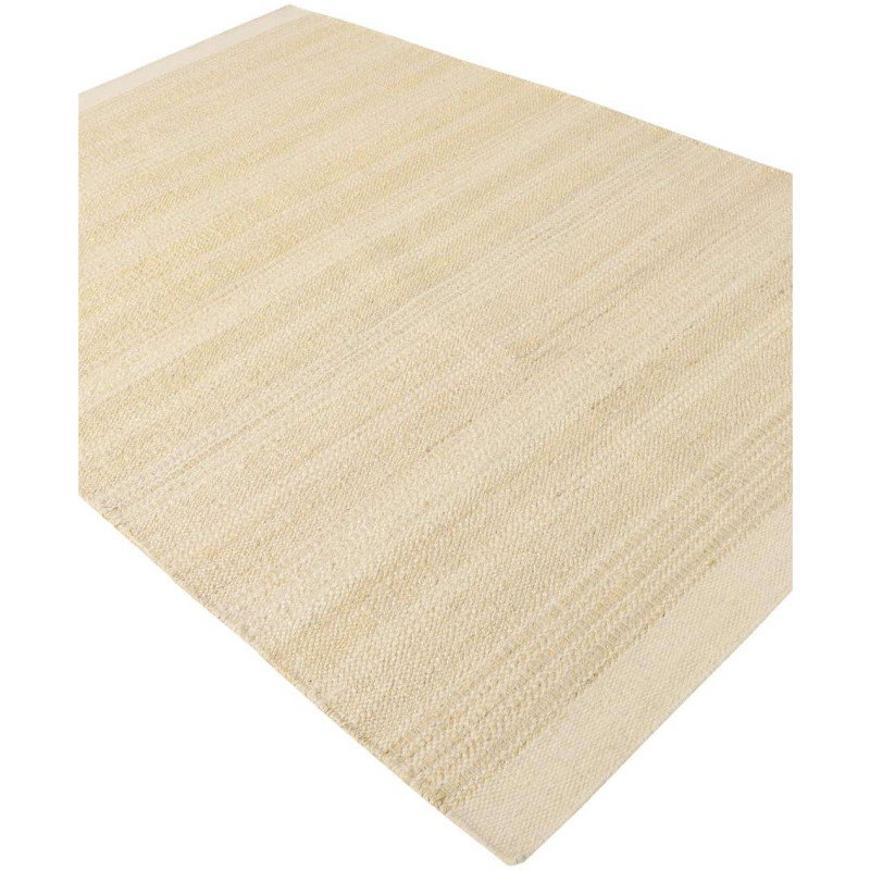 Tapete Laso en Marfil y Blanco