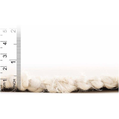 Tapete Laso en Marfil y Blanco