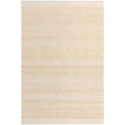 Tapete Laso en Marfil y Blanco