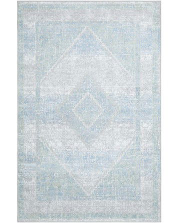 Tapete Lavable Camila Diamante Gris Verdoso