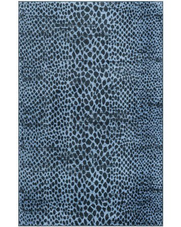 Tapete Lavable Camila Manchas Azul Marino