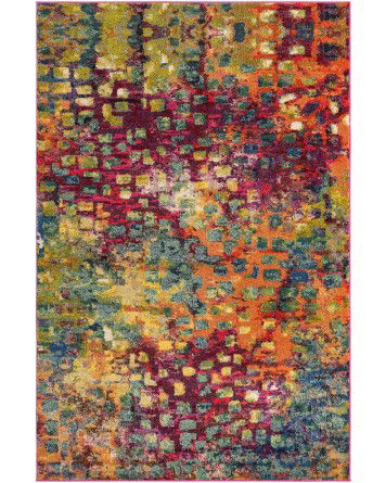 Tapete Oasis con Manchas Multicolor