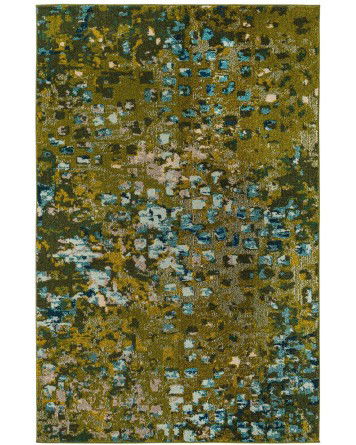 Tapete Oasis con Manchas Verde