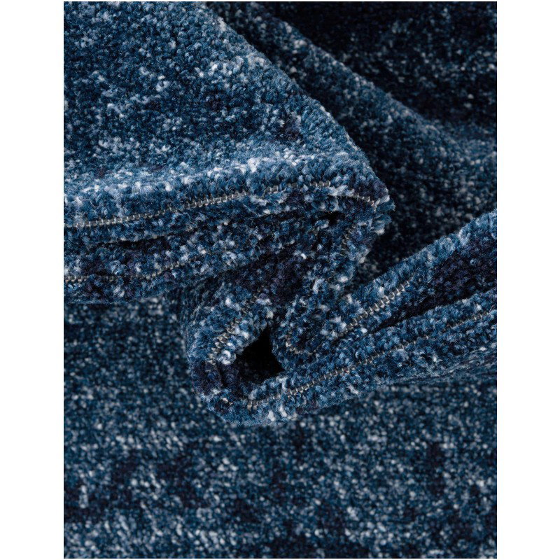 Tapete Dalma Aluminio Cepillado en Azul