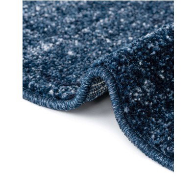 Tapete Dalma Aluminio Cepillado en Azul