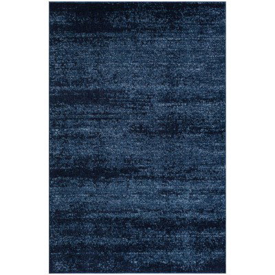 Tapete Dalma Aluminio Cepillado en Azul