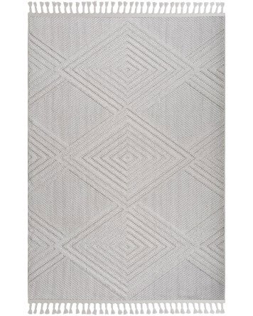 Tapete Atenas Rombos Intercalados en Marfil