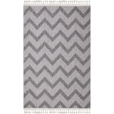 Tapete Atenas Chevron en Gris